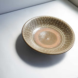 やちむん 榮一工房 7寸皿(象嵌)