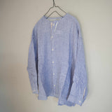 快晴堂(かいせいどう) スタンド襟Wideシャツ(21s-46)