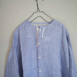 快晴堂(かいせいどう) スタンド襟Wideシャツ(21s-46)