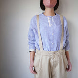 快晴堂(かいせいどう) スタンド襟Wideシャツ(21s-46)