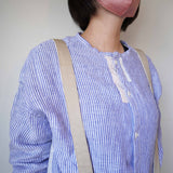 快晴堂(かいせいどう) スタンド襟Wideシャツ(21s-46)