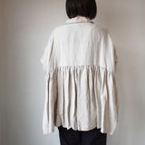 Gauze#(ガーゼ) ラウンドカラーチュニックブラウス(G684)