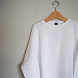 TRAVAIL MANUEL(トラバイユマニュアル)  ミディ天竺ワイドプルオーバー(221009)