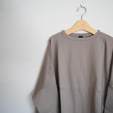 TRAVAIL MANUEL(トラバイユマニュアル)  ミディ天竺ワイドプルオーバー(221009)