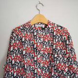 TIGRE BROCANTE(ティグルブロカンテ) LOVE&PEACEスタンドカラー長袖シャツ