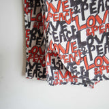 TIGRE BROCANTE(ティグルブロカンテ) LOVE&PEACEスタンドカラー長袖シャツ