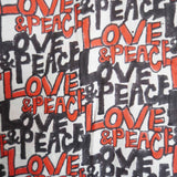 TIGRE BROCANTE(ティグルブロカンテ) LOVE&PEACEスタンドカラー長袖シャツ