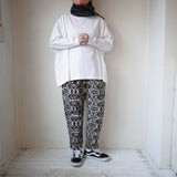 TRAVAIL MANUEL(トラバイユマニュアル)  ミディ天竺ワイドプルオーバー(221009)