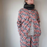 TIGRE BROCANTE(ティグルブロカンテ) LOVE&PEACEスタンドカラー長袖シャツ