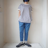 TRAVAIL MANUEL(トラバイユマニュアル)  ストレッチデニムペグパンツ(TM5012)