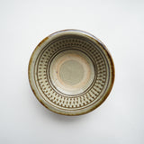 やちむん 菅原謙 3.5寸鉢(飛び鉋)