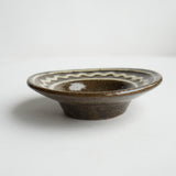 やちむん 菅原謙 3寸リム皿(なみ)