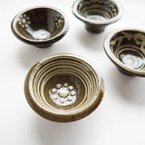 やちむん 菅原謙 3寸鉢(縁線)