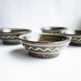 やちむん 菅原謙 3.5寸安南鉢(なみ)