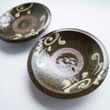 菅原謙 4寸皿(唐草)