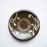 菅原謙 4寸皿(唐草)