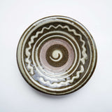 菅原謙 4寸皿(なみ)