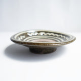 菅原謙 4寸皿(なみ)