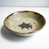 菅原謙 4.5寸安南鉢(魚紋)