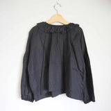 Gauze#(ガーゼ) ピエロカラーリネンアンティークブラウス(G810)