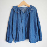 Gauze#(ガーゼ) ピエロカラー アンティークブラウス(G806)