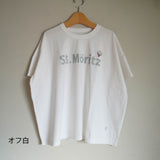 快晴堂(かいせいどう)  20周年記念リバイバル・ロゴT 半袖Wide-Tシャツ(31c-113) エーデルワイス