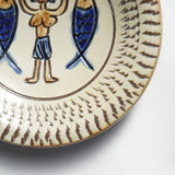 ノモ陶器製作所　7寸皿（エジプト紋　B）
