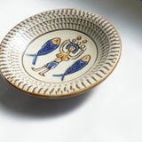 ノモ陶器製作所　7寸皿（エジプト紋　B）