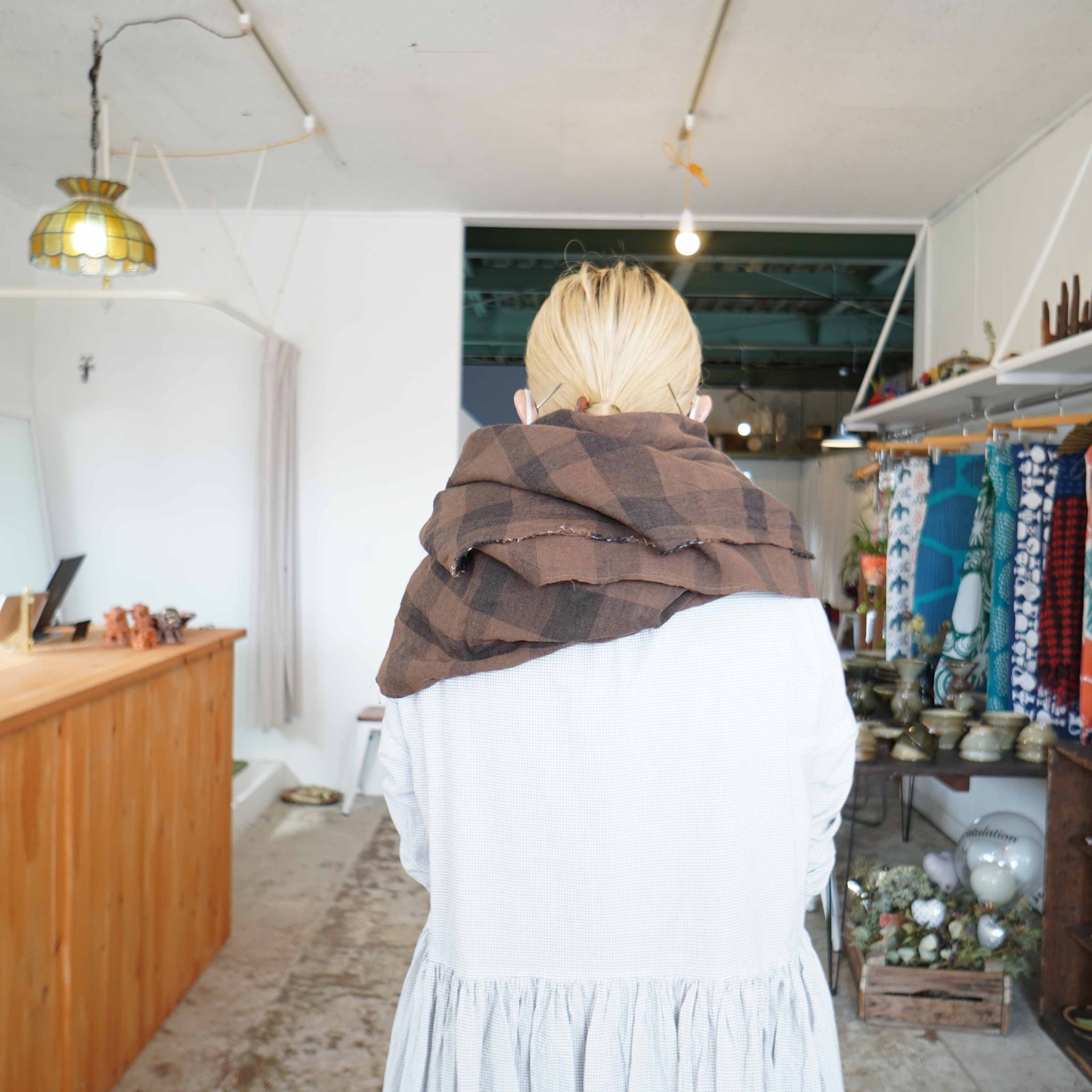 Honette Wide Stole （Natural） 楽天市場】honnete ワイドストールの通販