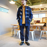 MASTER&CO(マスターアンドコー)　OMBRE CHECK JACKET（BLUE）