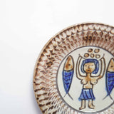 ノモ陶器製作所　5寸皿（エジプト紋　B）