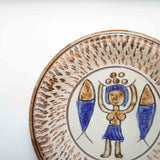 ノモ陶器製作所　８寸皿（エジプト紋　B）