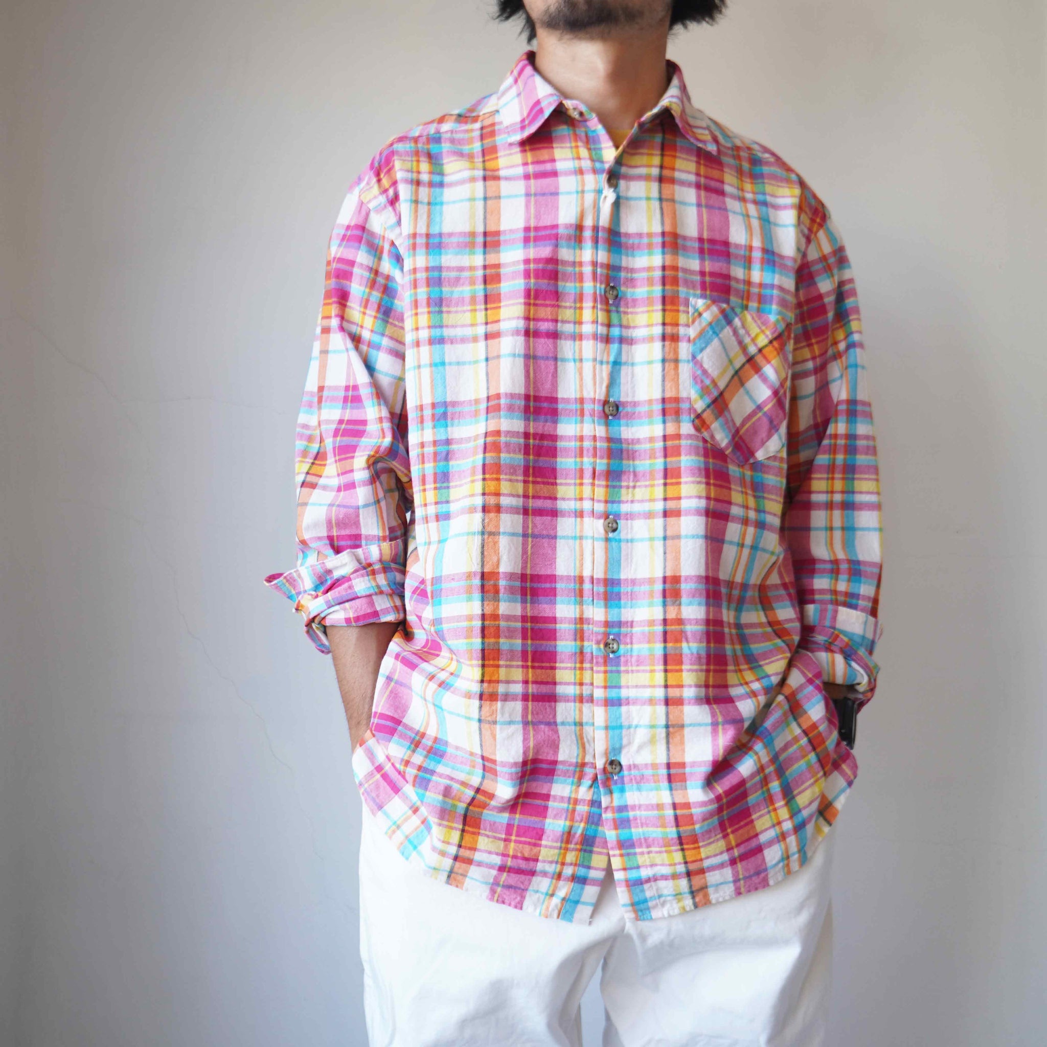 REMI RELIEF/レミレリーフ】Check Shirt☆ピンク | www.innoveering.net