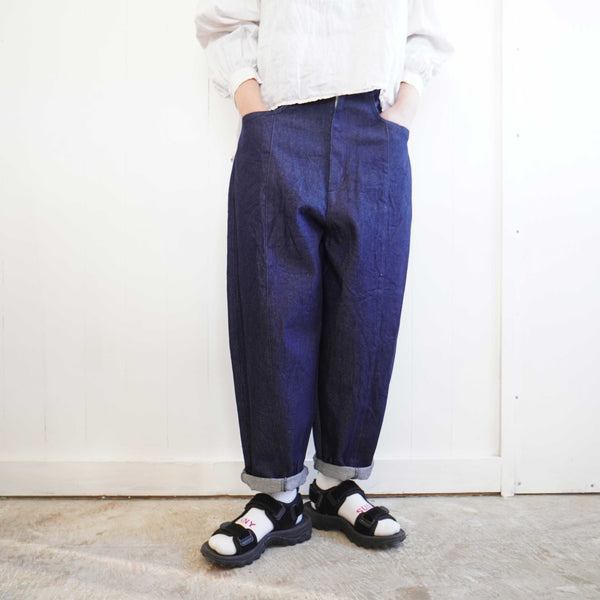 美品✨Gauze#　コットン チャーリー デニム パンツ　ガーゼ 楽天市場】Gauze# ガーゼ コットン チャーリー デニム パンツ