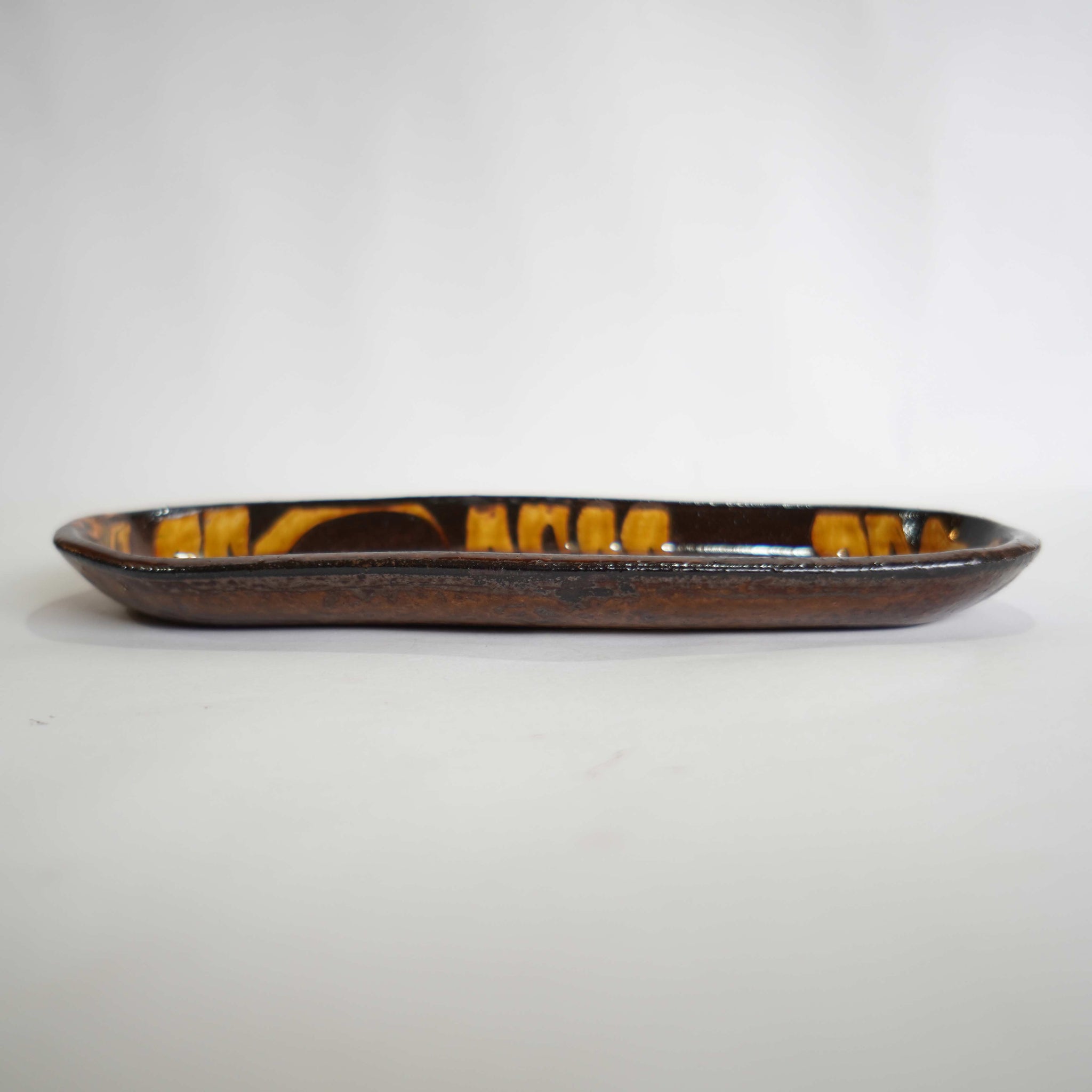 小代焼ふもと窯 長方楕円皿（A） – Rico・リコ出張所