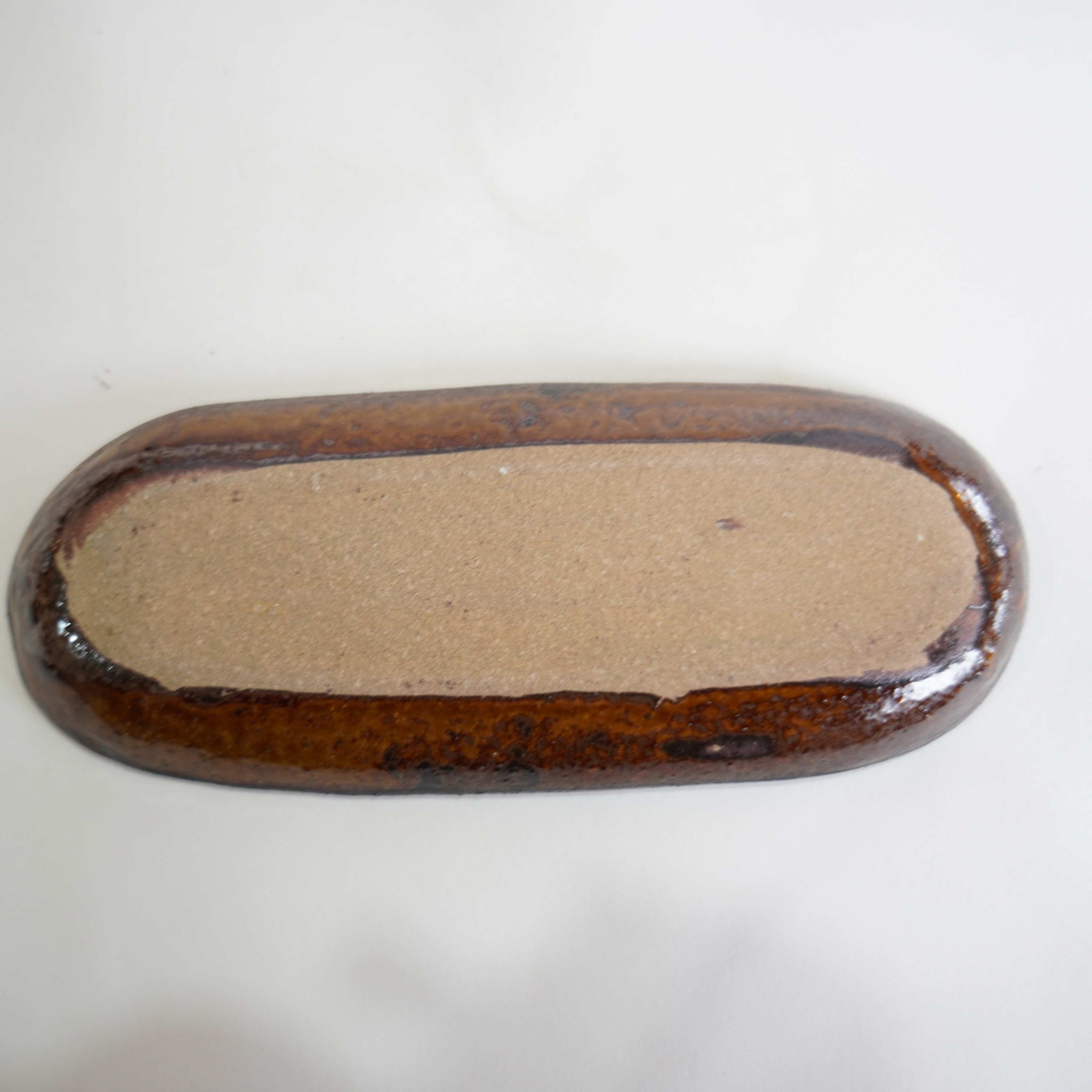 小代焼ふもと窯 長方楕円皿（A） – Rico・リコ出張所