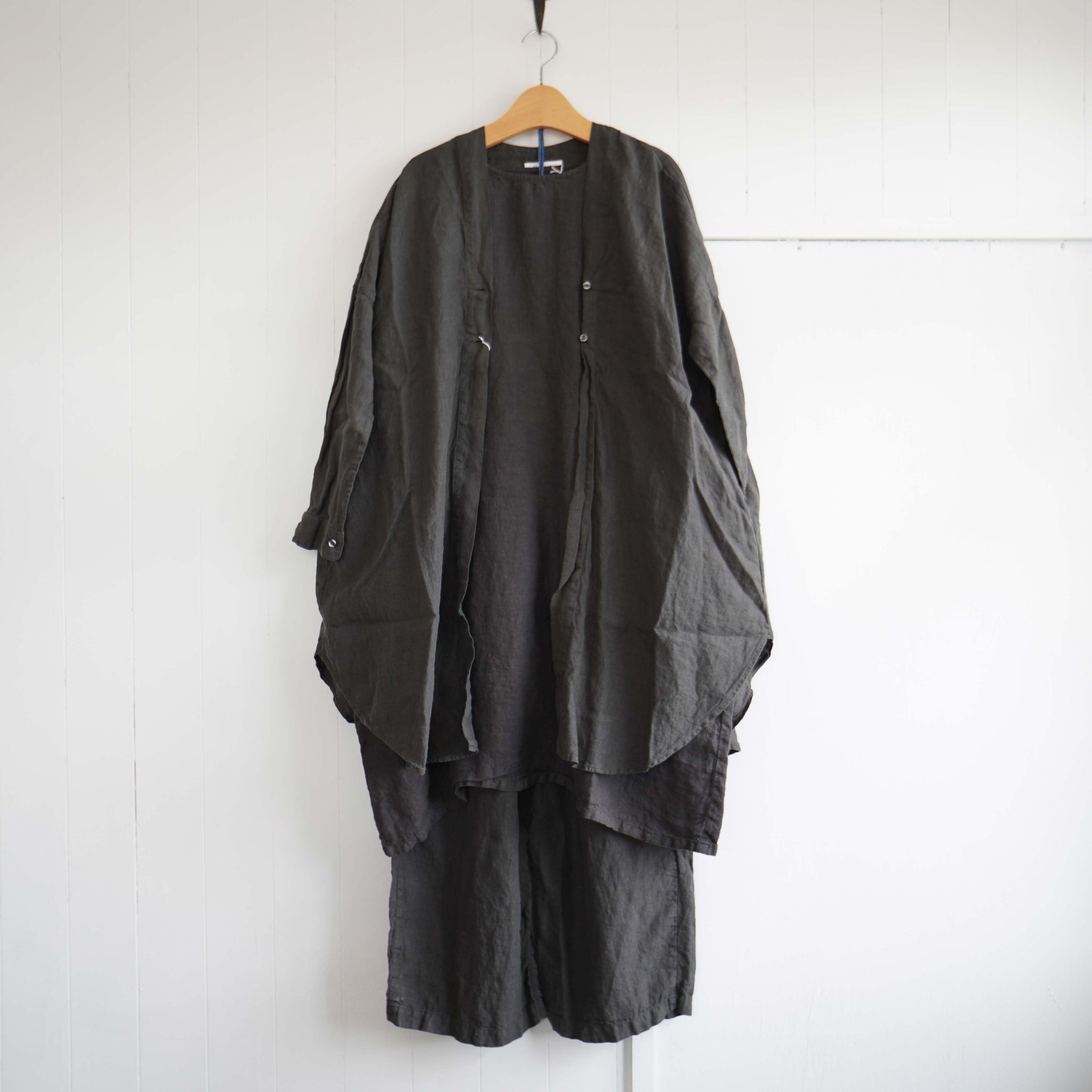 HONNETE（オネット） クルーネック ロングシャツ – Rico・リコ出張所