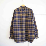 STANDARD SHIRT(スタンダードシャツ)　Band Collar Check Shirt