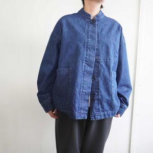 TRAVAIL MANUEL(トラバイユマニュアル)　ムラ糸デニム　ユニティJKT(4015)