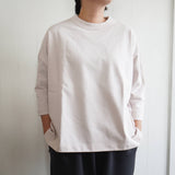 TRAVAIL MANUEL(トラバイユマニュアル)  度詰天竺　７分袖プルオーバー（2009）