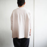 TRAVAIL MANUEL(トラバイユマニュアル)  度詰天竺　７分袖プルオーバー（2009）