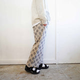 prit(プリット) 　ウールパイル　ドットジャガード　リラックスパンツ（P90608）