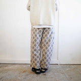 prit(プリット) 　ウールパイル　ドットジャガード　リラックスパンツ（P90608）