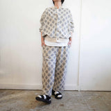 prit(プリット) 　ウールパイル　ドットジャガード　クルーネックカーディガン（P90605）