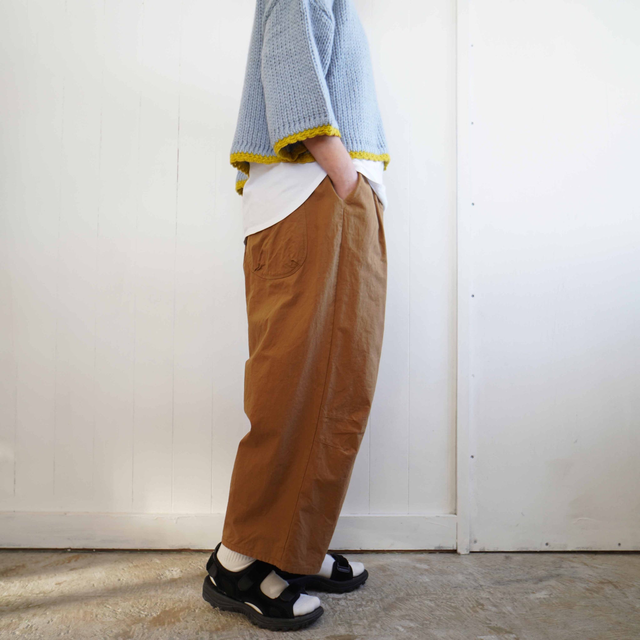 快晴堂(かいせいどう) ふわふわタックパンツ （53p-11） – Rico・リコ