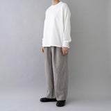 TRAVAIL MANUEL(トラバイユマニュアル) W/Lミルド　2タックトラウザーズ　(5100)