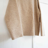 TIGRE BROCANTE(ティグルブロカンテ)　ウールパイル　ボトルネックロングスリーブ