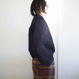 TIGRE BROCANTE(ティグルブロカンテ)　flower snake スタンドギャザーブラウス