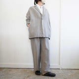 TRAVAIL MANUEL(トラバイユマニュアル) W/Lミルド　2タックトラウザーズ　(5100)