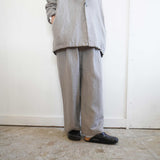 TRAVAIL MANUEL(トラバイユマニュアル) W/Lミルド　2タックトラウザーズ　(5100)